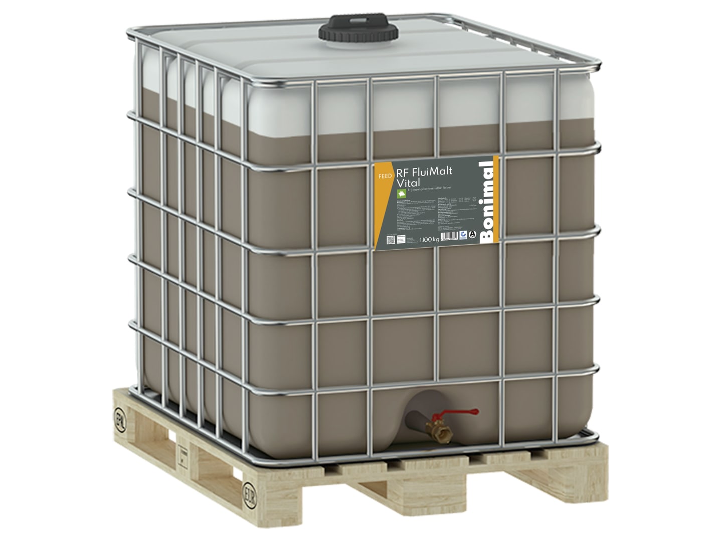 Bonimal FEED RF FluiMalt Vital für Rinder flüssig 1.100 kg IBC