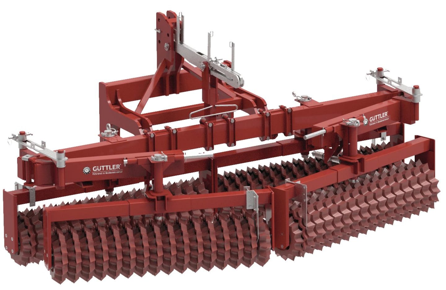 GÜTTLER® Ackerwalze "Mediana 600" Front + Heck pendelnd, Arbeitsbreite 6,00 m