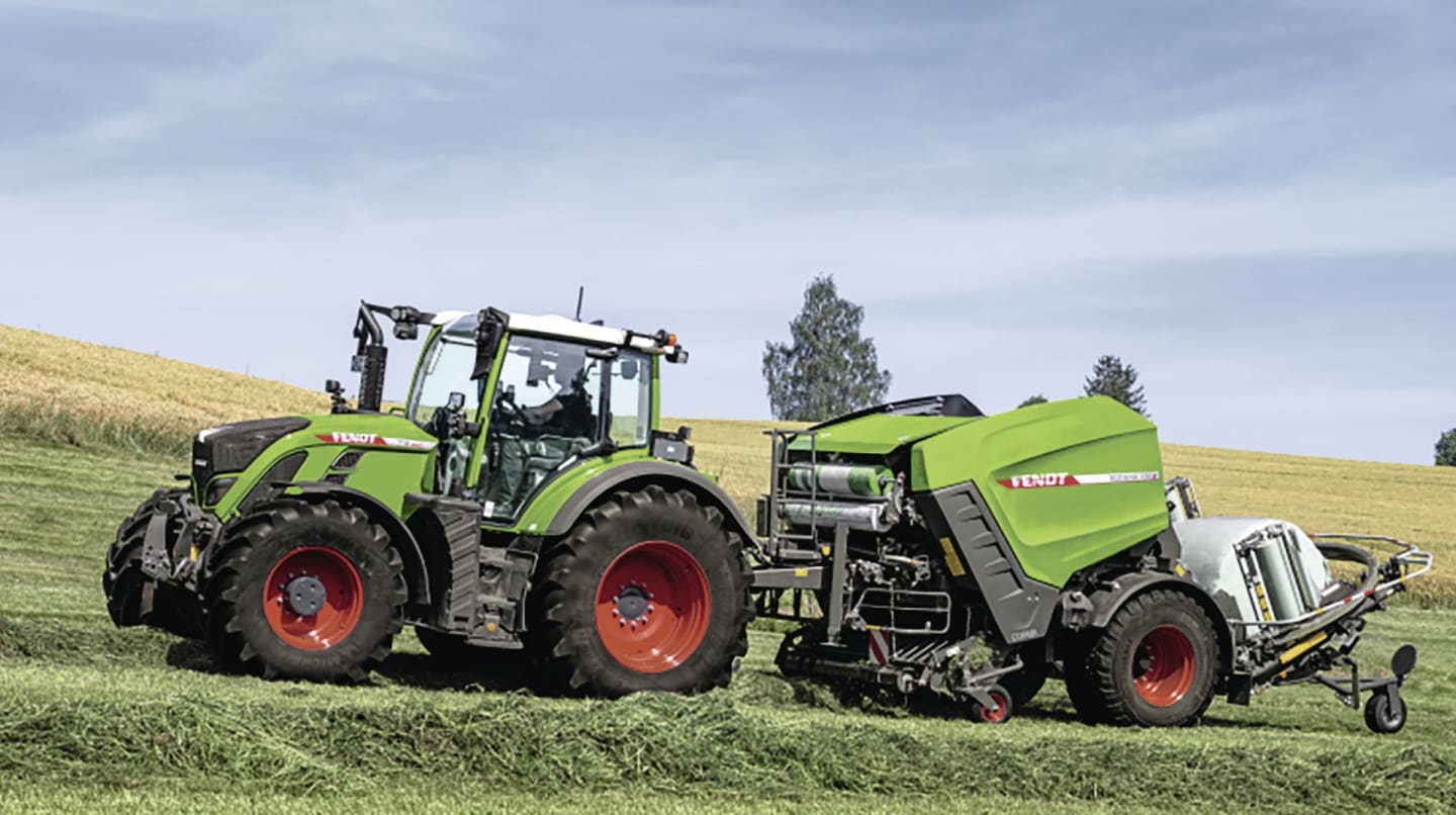 Fendt Rundballenpresse "Rotana F" feste Presskammer