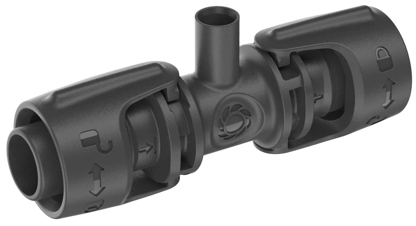 GARDENA Micro-Drip-System T-Stück für Sprühdüsen Länge:80 mm 13 mm (1/2'') 13206-20