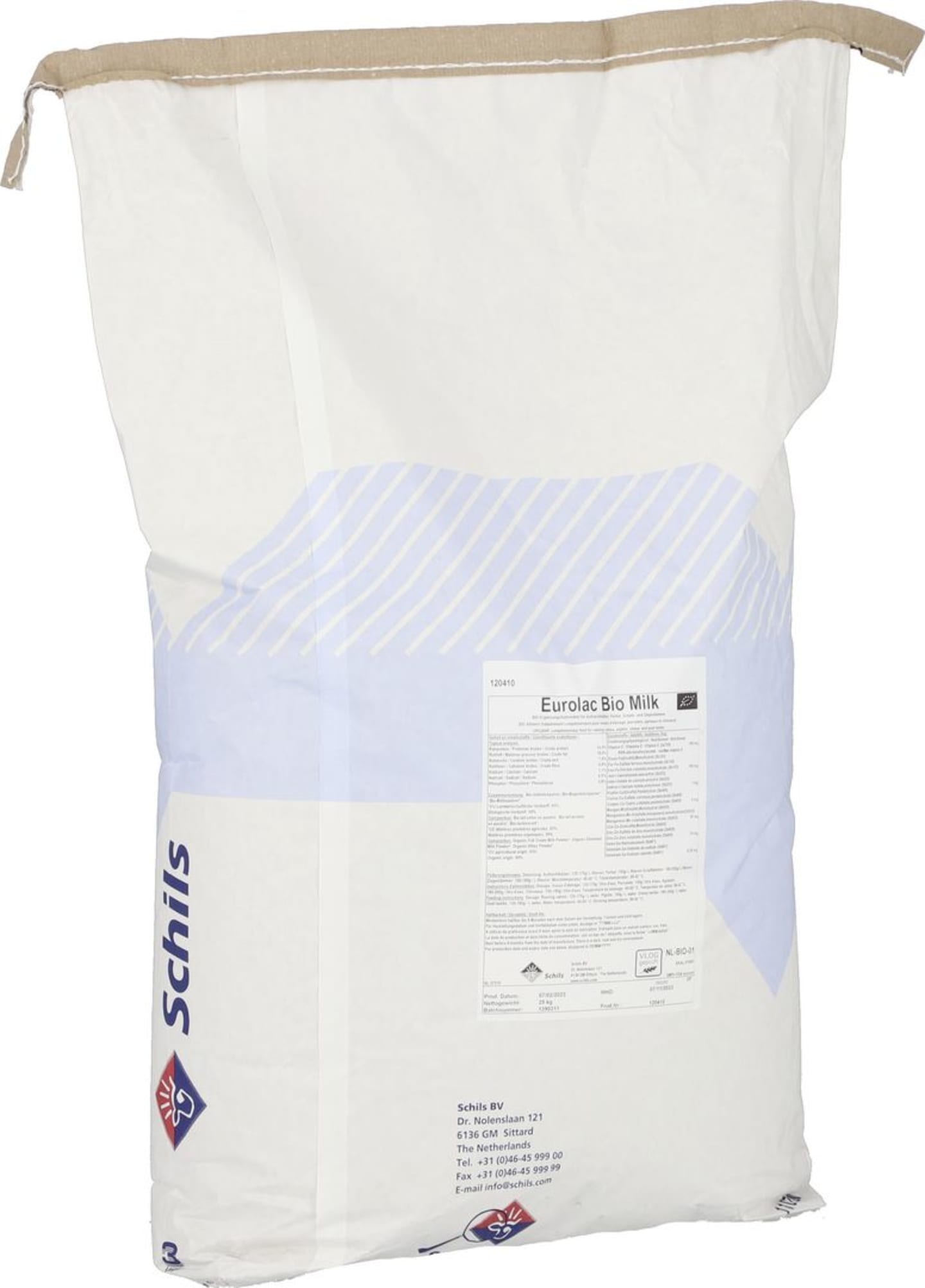 Eurolac Bio für Ökobetriebe geeigneter Milchaustauscher für Kälber, Lämmer und Ferkel mit 55% Magermilchpulver 25 kg Sack