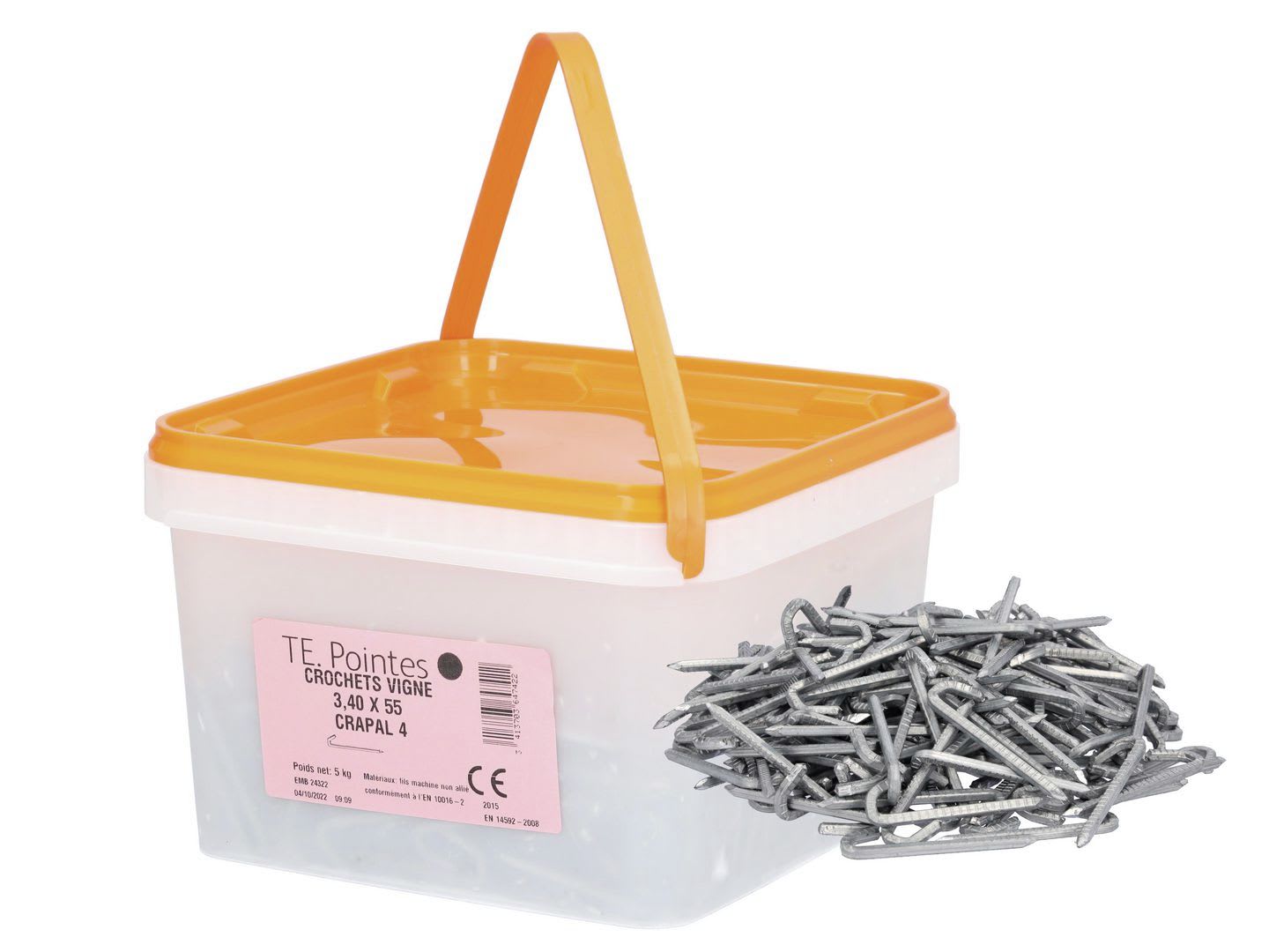 Crapal® 4 Hefthaken 3,4 x 55 mm 5 kg