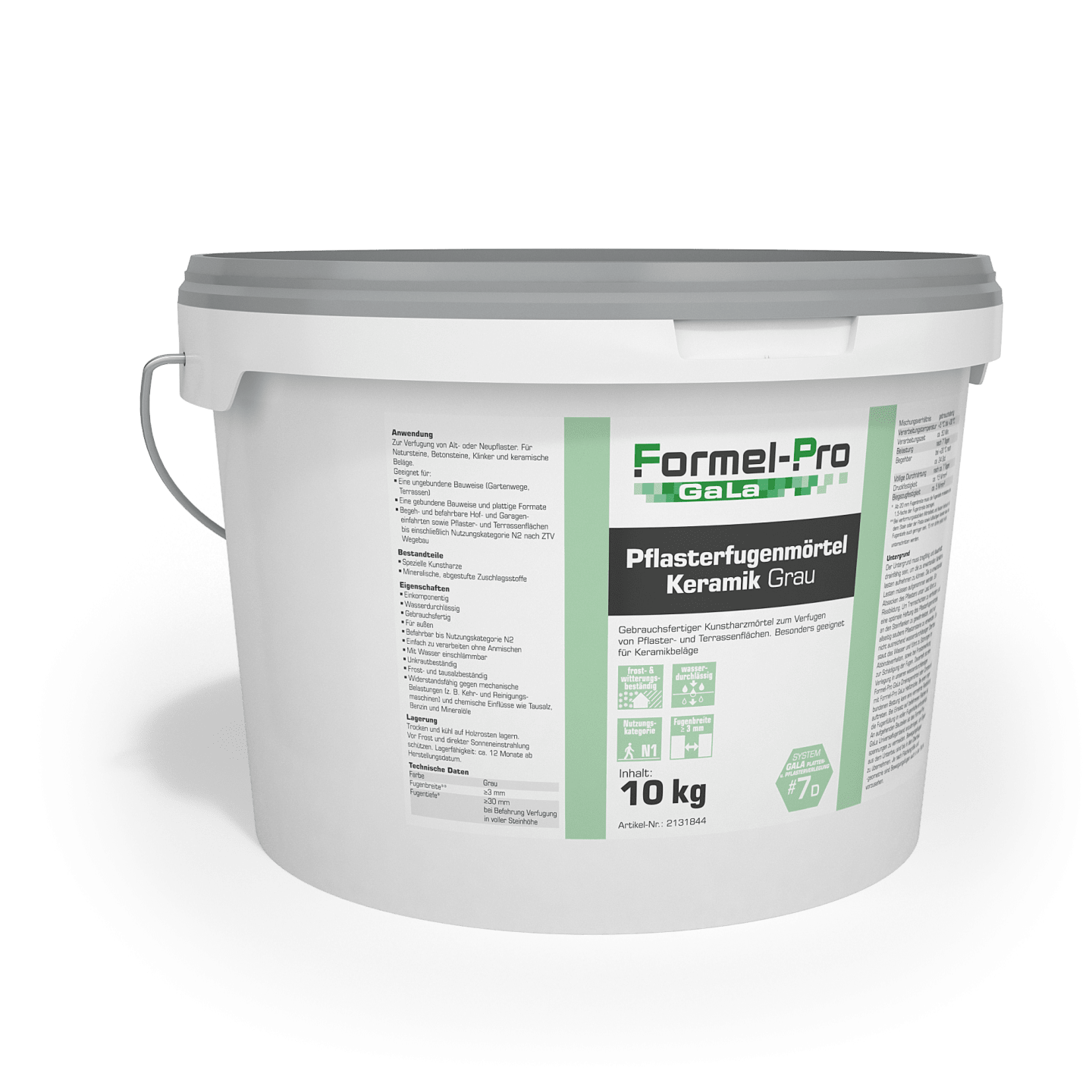 Formel-Pro GaLa Pflasterfugenmörtel Keramik grau 10 kg