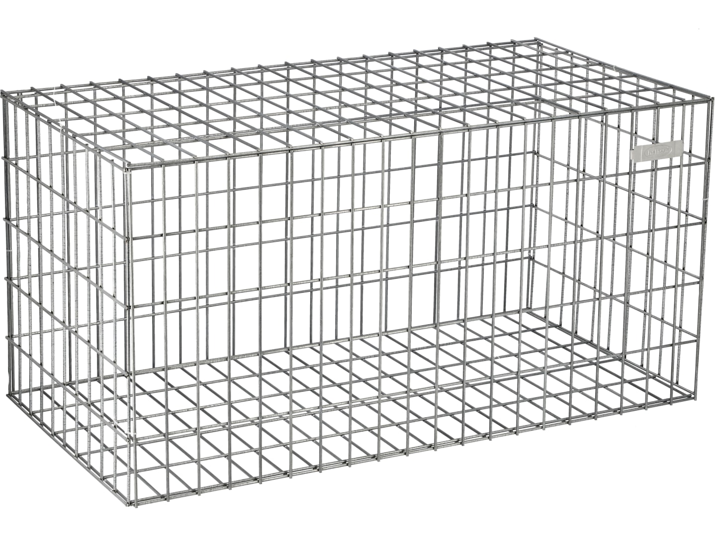bellissa Profi-Spiralgabione 100 x 50 x 50 cm silber Füllmenge 400 kg
