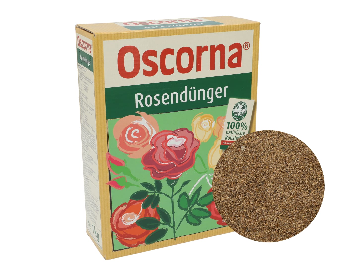 Oscorna® Rosendünger NPK 6+9+0.5 Dünger 1 kg Karton