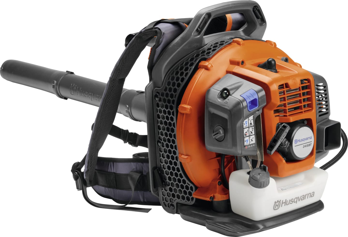 Husqvarna® Benzin-Laubbläser "345BT" 1,6 kW (2,1 PS), Luftdurchsatz 768 m³/h, 9704669-03