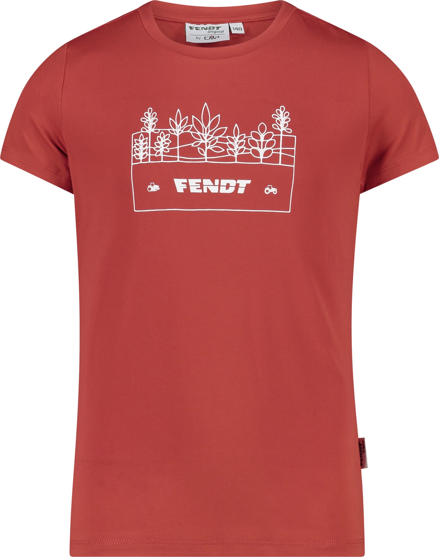 Fendt T-Shirt Kinder rot; weiß