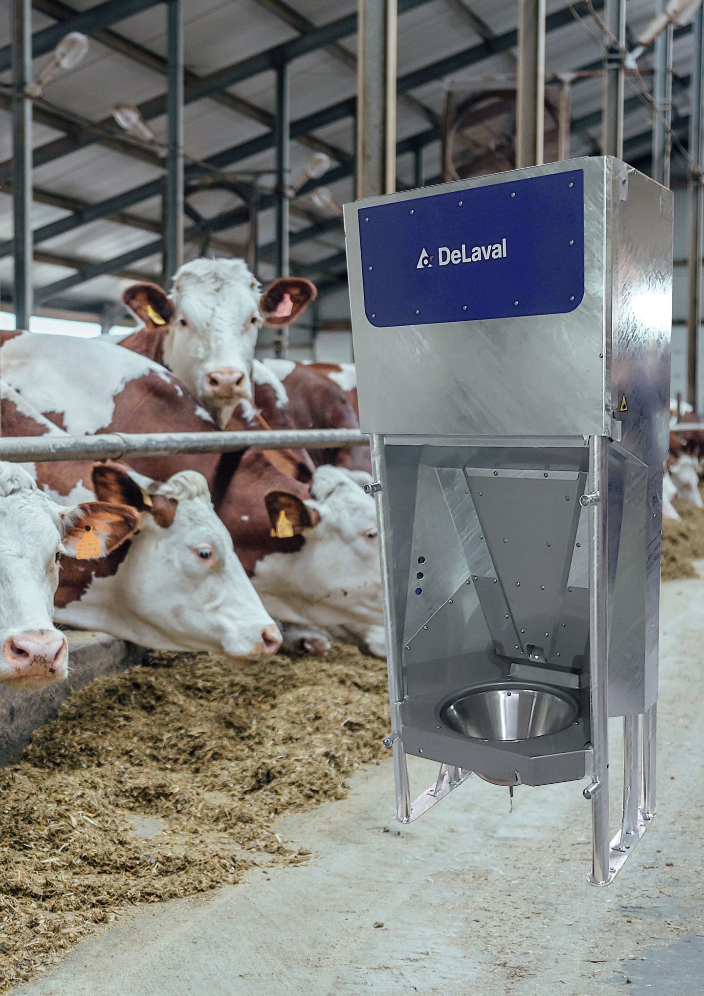 DeLaval Futterstation "Optifeeder OFP" mit VA-Blech, ohne Standbegrenzung