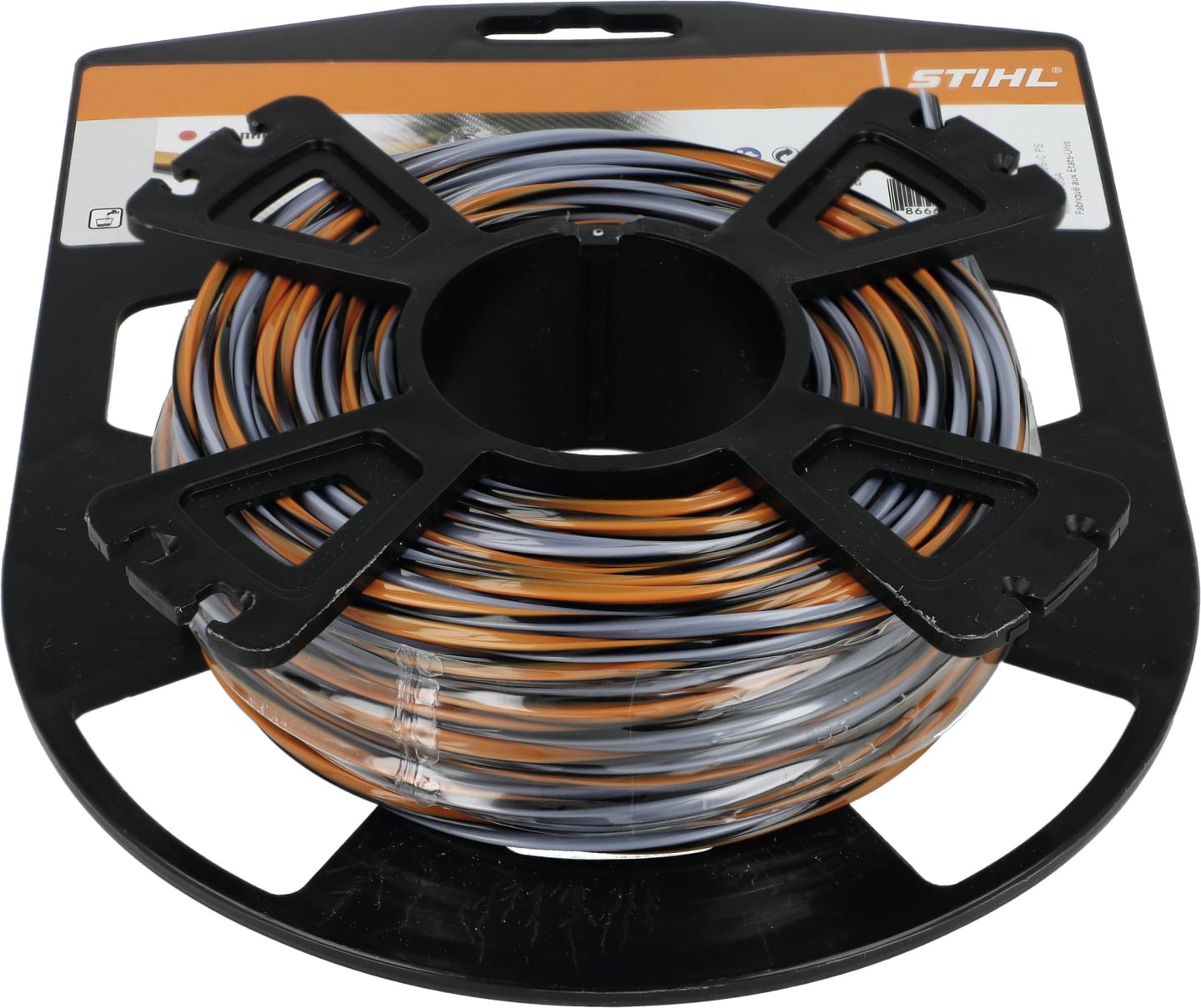 STIHL Mähfaden "CF3 Pro" 2,7 mm/26 m, schwarz; orange; grau, 0000 930 4301