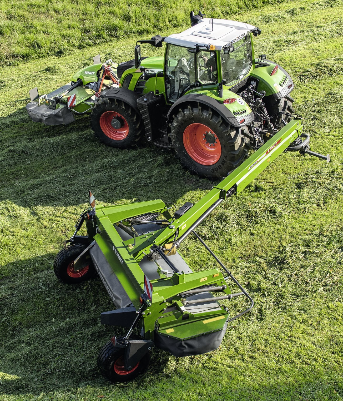 Fendt Scheibenmähwerk "Slicer T" 3,00 m Heck Transportfahrwerk