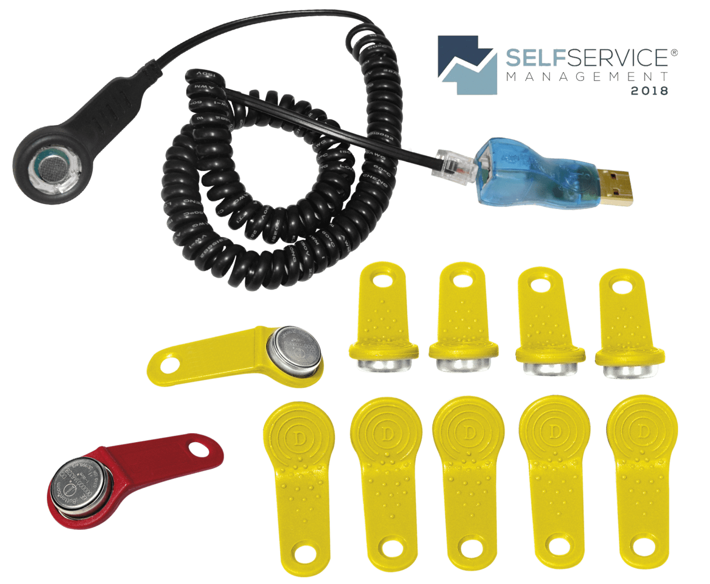ZUWA Magnetschlüsselsatz,Leseger. & PC-Softw. P14144USB-2