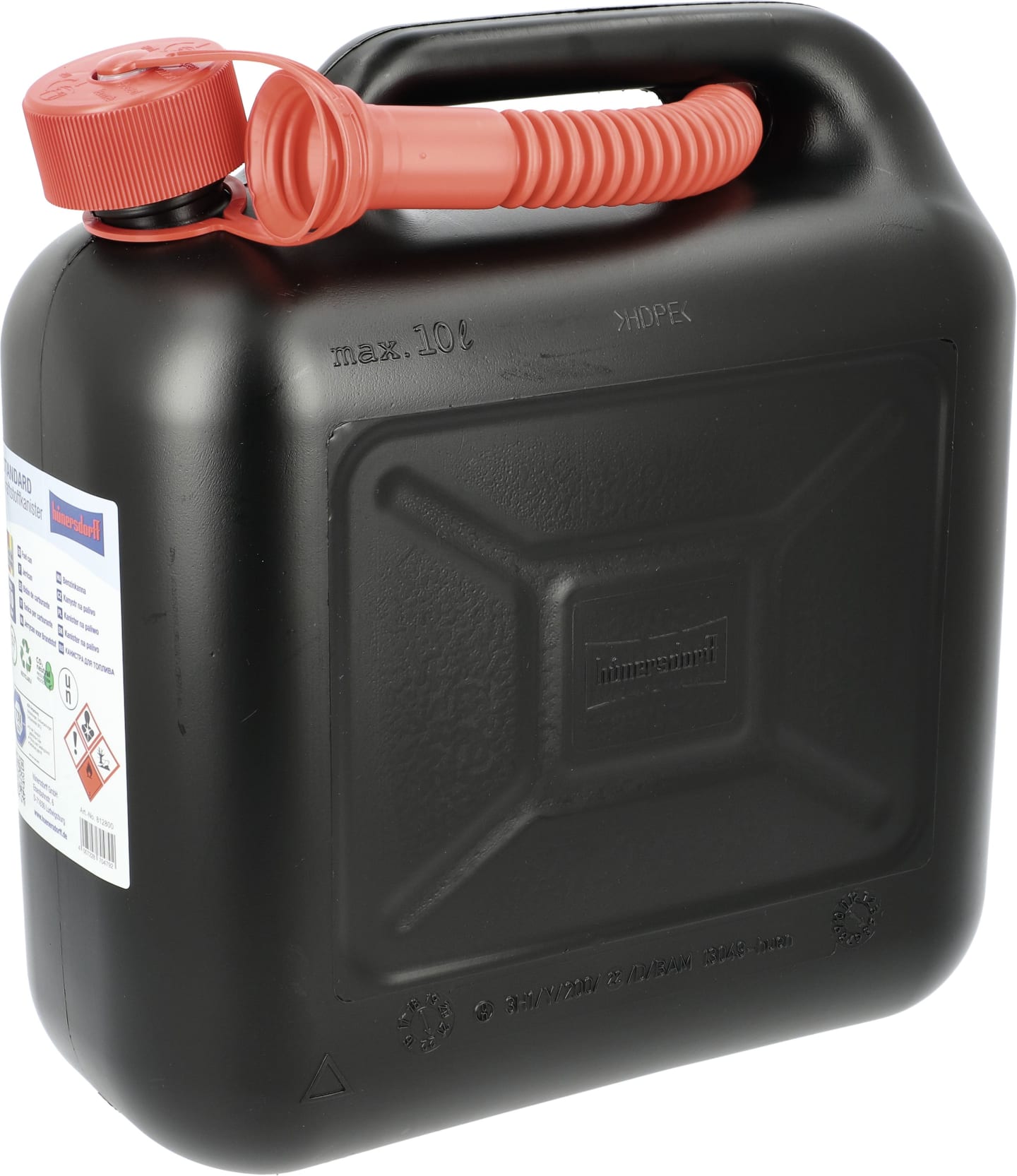 KUNZER Benzinkanister "Standard" HDPE, mit Auslaufrohr