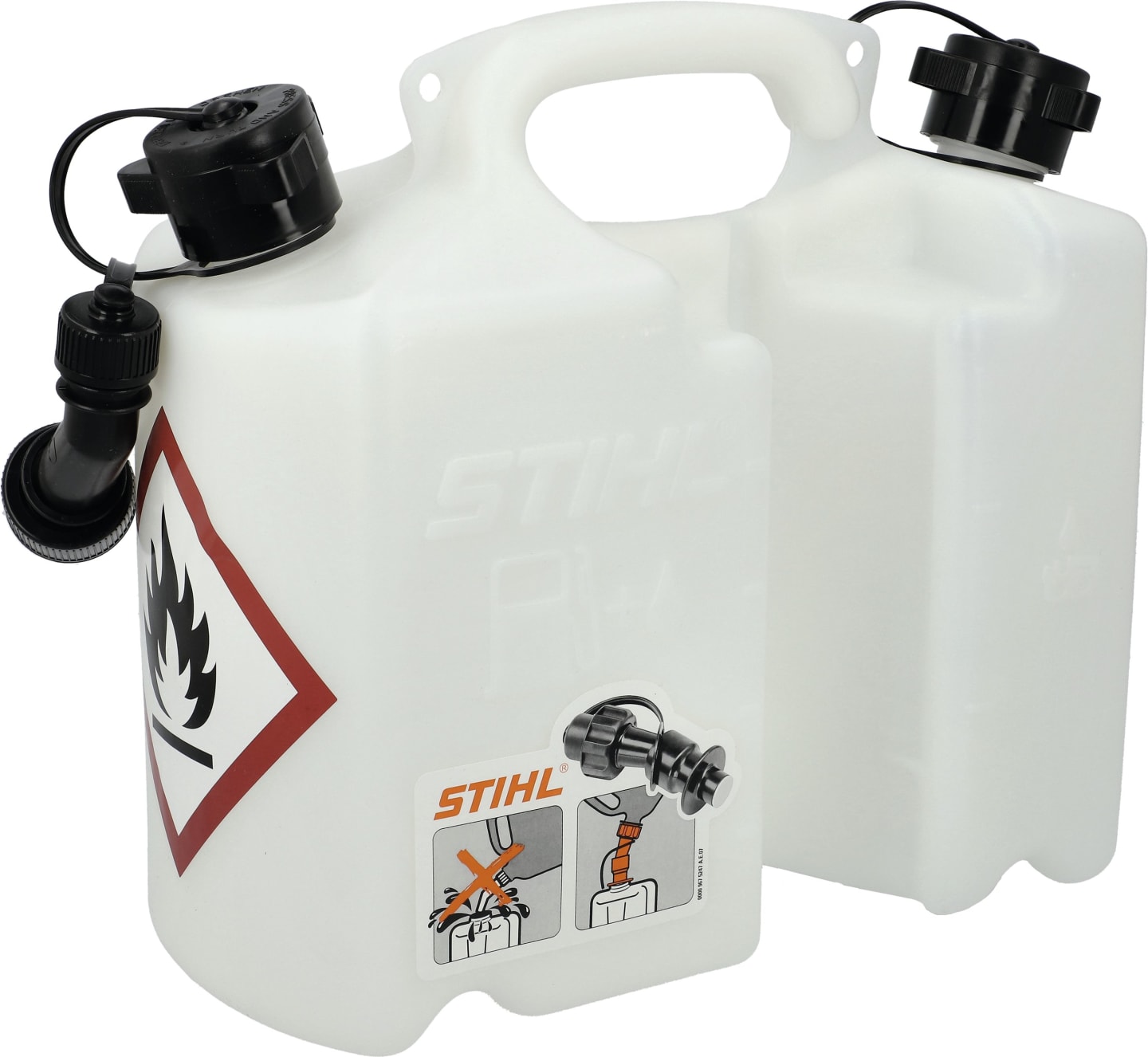 STIHL Kombikanister "Standard" 5,0/3,0 l transparent, 0000 881 0120