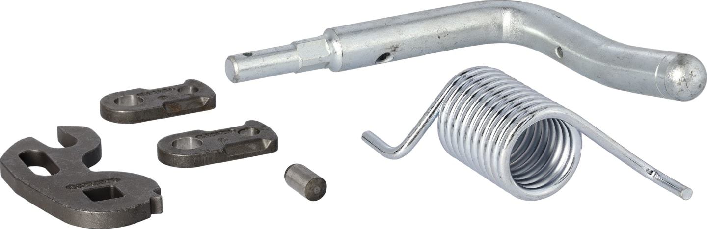 Fendt Betätigungshebel für Anhängekupplung Scharmüller, Zugöse 40 mm, Traktor Fendt, Massey Ferguson, F312500072420