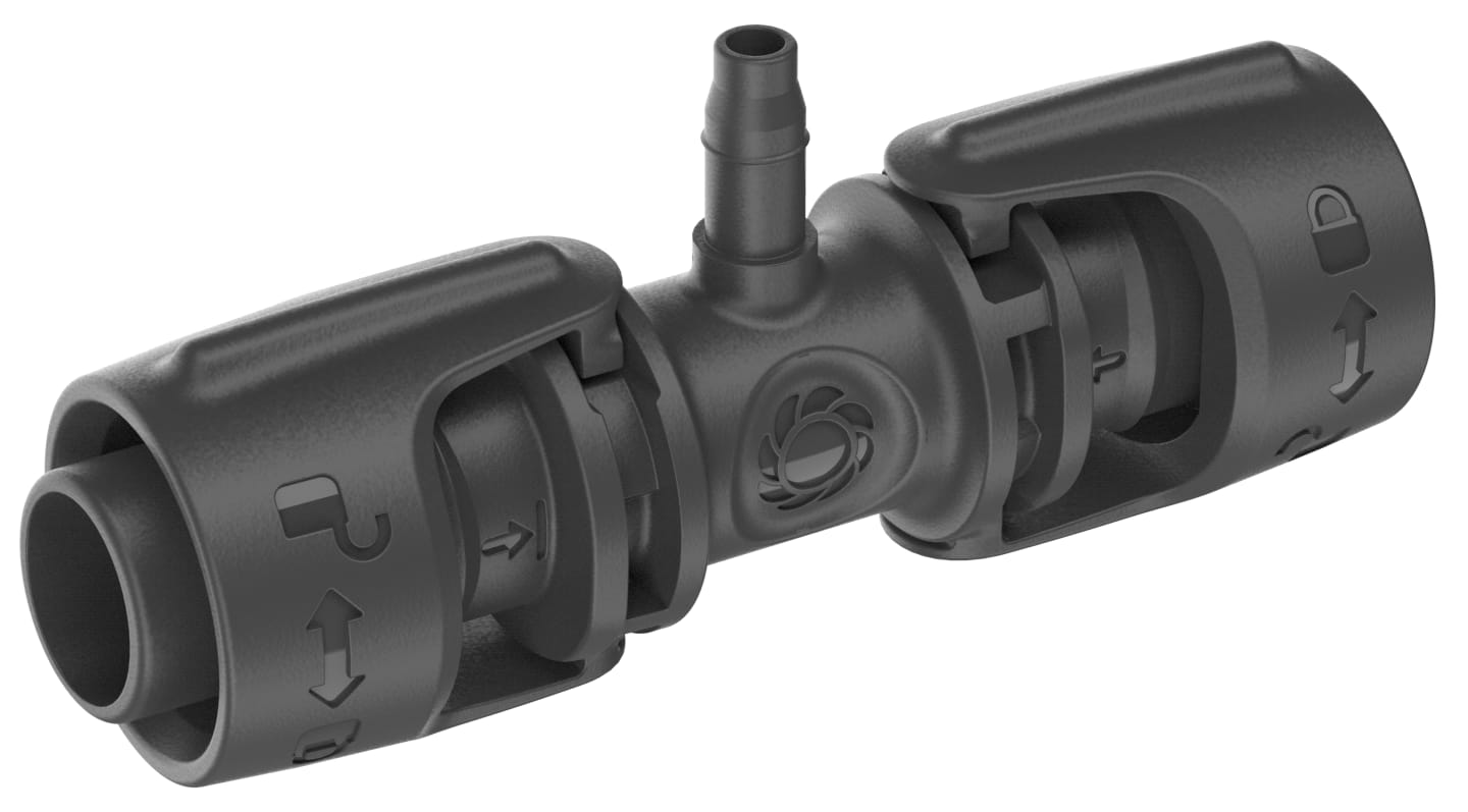 GARDENA Micro-Drip-System Verbinder Länge:80 mm 4,6 mm (3/16"); 13 mm (1/2'') Bewässerung 13204-20