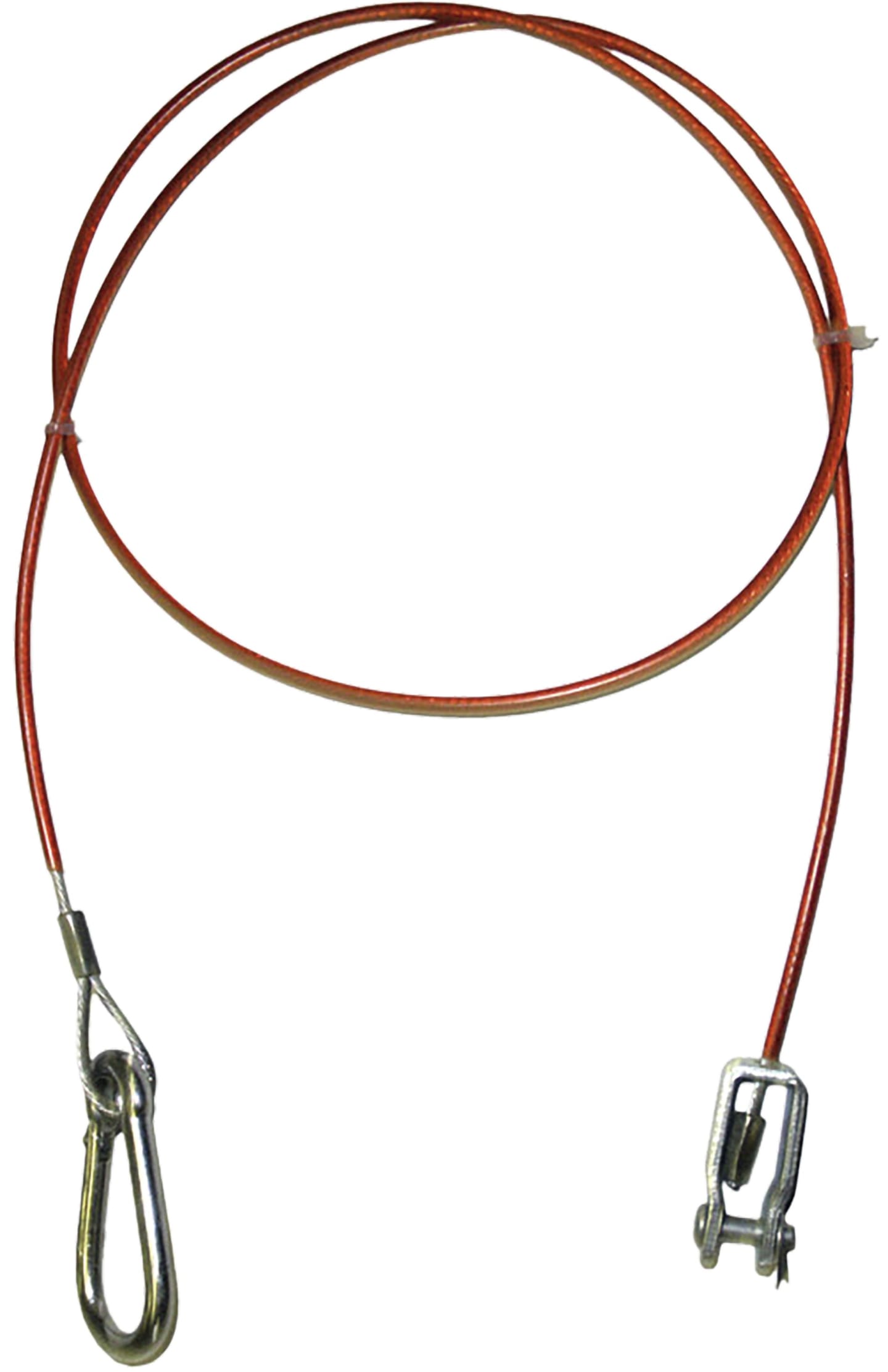 TRAILER POOL Abreißseil 1.050 mm mit Gabel und Bolzen, für PKW-Anhänger, 009 000 659
