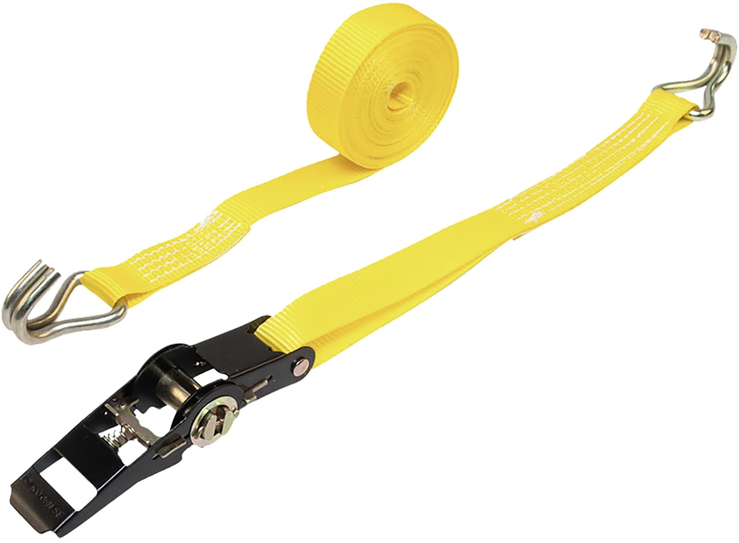 TRAILER POOL Zurrgurt 25 mm x 5.000 mm 2-teilig, mit Druckratsche und Spitzhaken, ZG0825050DSH