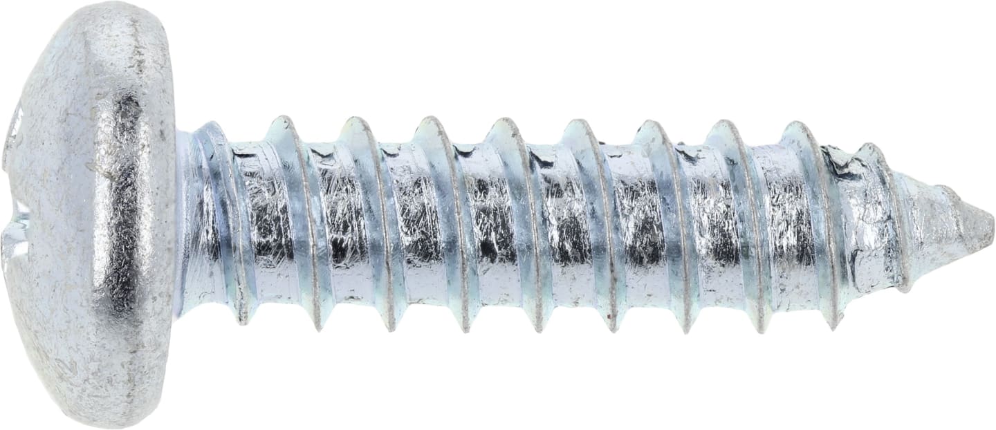 Fendt Blechschraube DIN 7981 4,8 x 19 mm, Stahl, verzinkt, Linsensenkkopf, mit Spitze, X493812305000