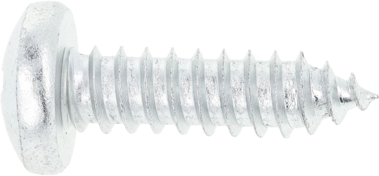Fendt Blechschraube DIN 7981 6,3 x 22 mm, Stahl, verzinkt gelb (A3L), Linsensenkkopf, mit Spitze, X493820105000