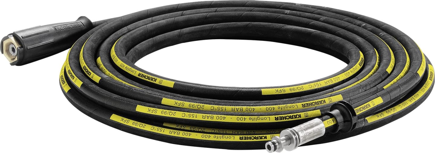 Kärcher® Hochdruckschlauch "Longlife 400" Nennweite DN 6 Länge 10 m, 1 x M 22 x 1,5 IG; 1 x AVS-Anschluss, für Hochdruckreiniger, 6.391-882.0