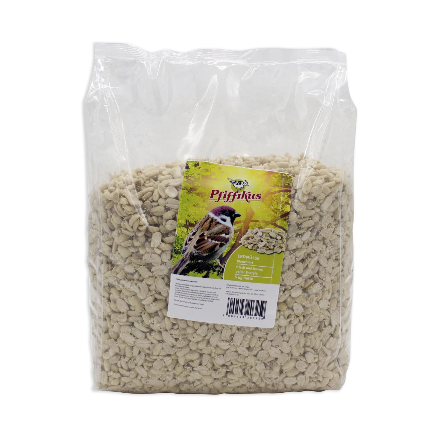 Pfiffikus Erdnüsse blanchiert 5 kg