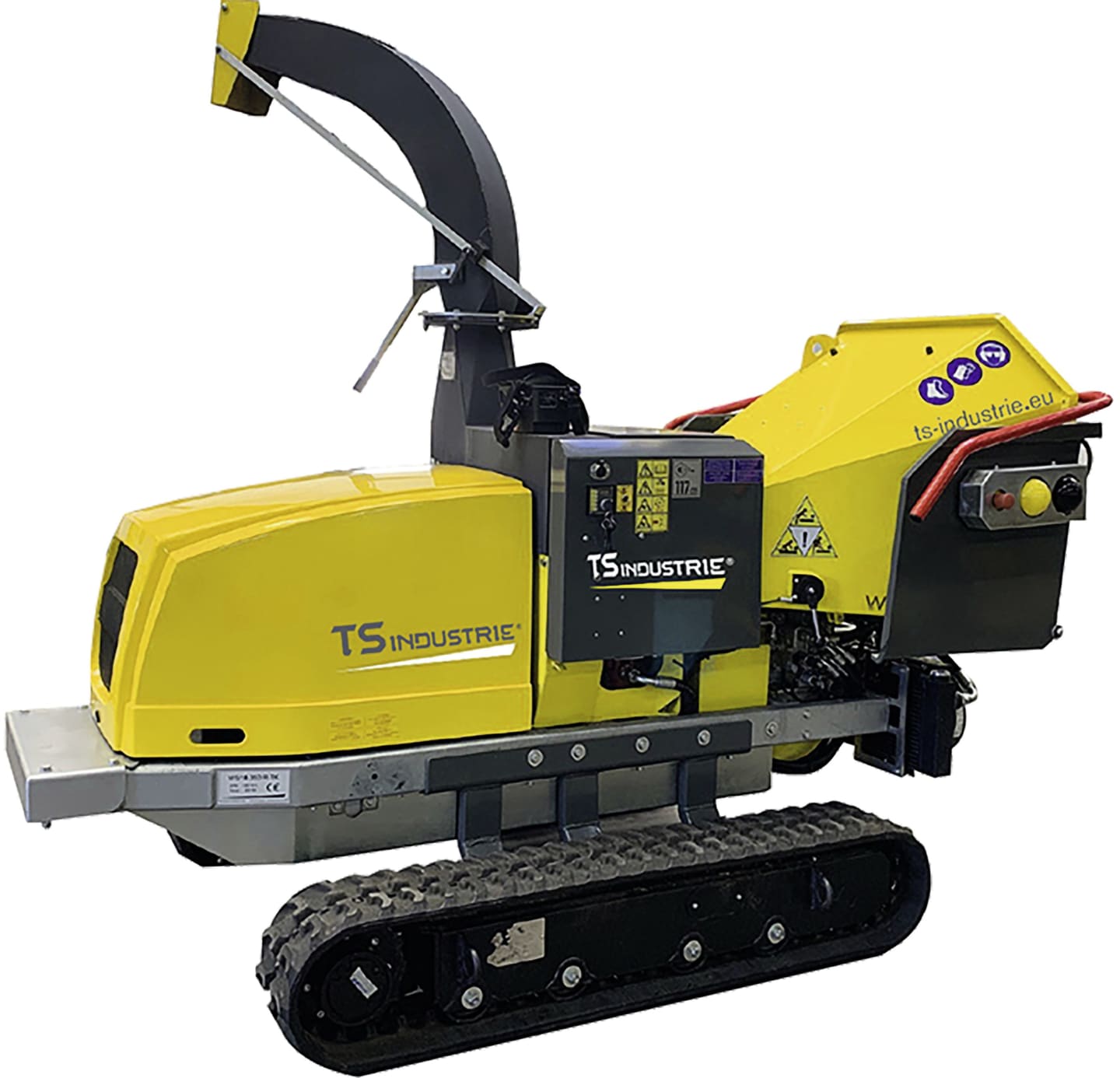 TS INDUSTRIE® Häcksler "WS/18 D R-TK" bis max. 180 mm, Diesel-Motor 18,5 kW (25 PS), Raupenfahrwerk