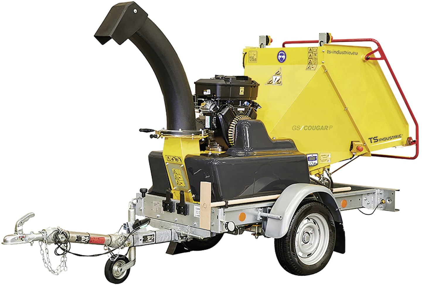 TS INDUSTRIE® Häcksler "GS/Cougar P" bis max. 110 mm Durchsatz 10 m³/h, 13,4 kW (18 PS)