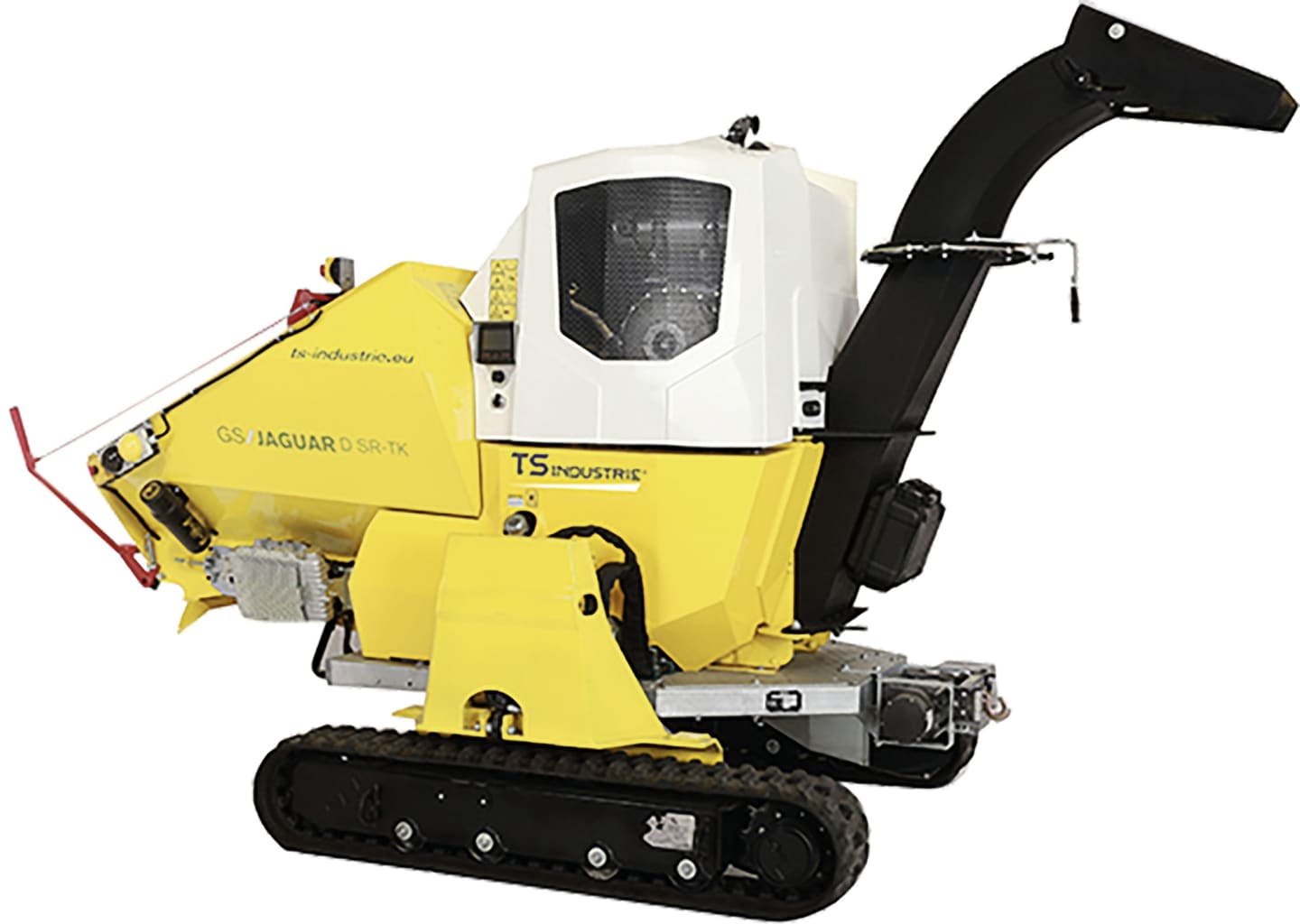TS INDUSTRIE® Häcksler "GS/Jaguar D SR-TK" bis max. 180 mm Durchsatz 32 m³/h, 33,6 kW (45 PS) mit Raupenfahrwerk