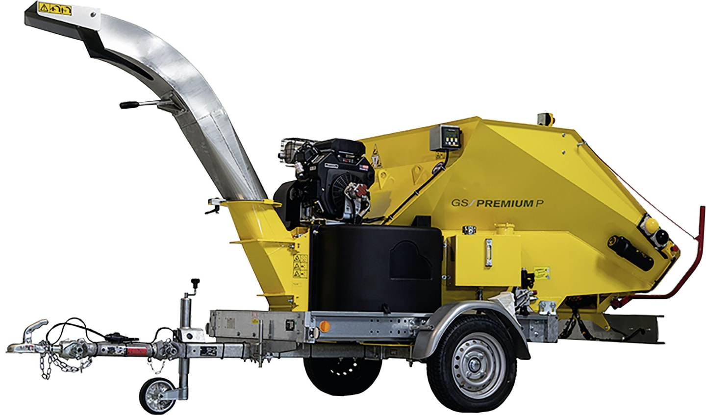 TS INDUSTRIE® Häcksler "GS/Premium P" bis max. 130 mm Durchsatz 13 m³/h, 18,5 kW (25 PS)