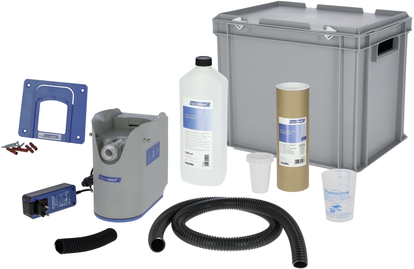 hippomed Ultraschall-Inhalator "AirOne Flex" für Pferde, Akku-Betrieb, ohne Inhalationsmaske, 3211804