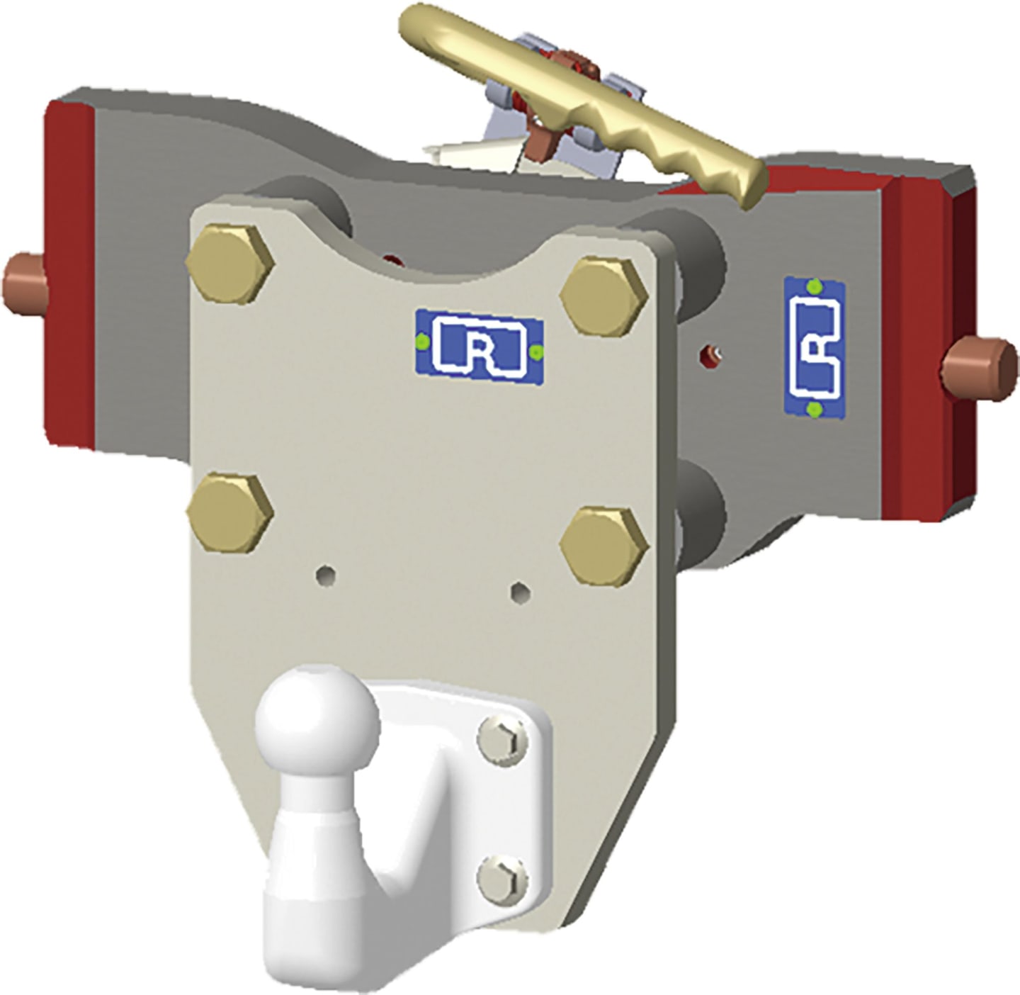 Rockinger Kugeleinsatz "RO824X" 390/25/32 mm, Kugel 50 mm, , für Traktor/PKW-Anhängekupplung, RO824X90A0C