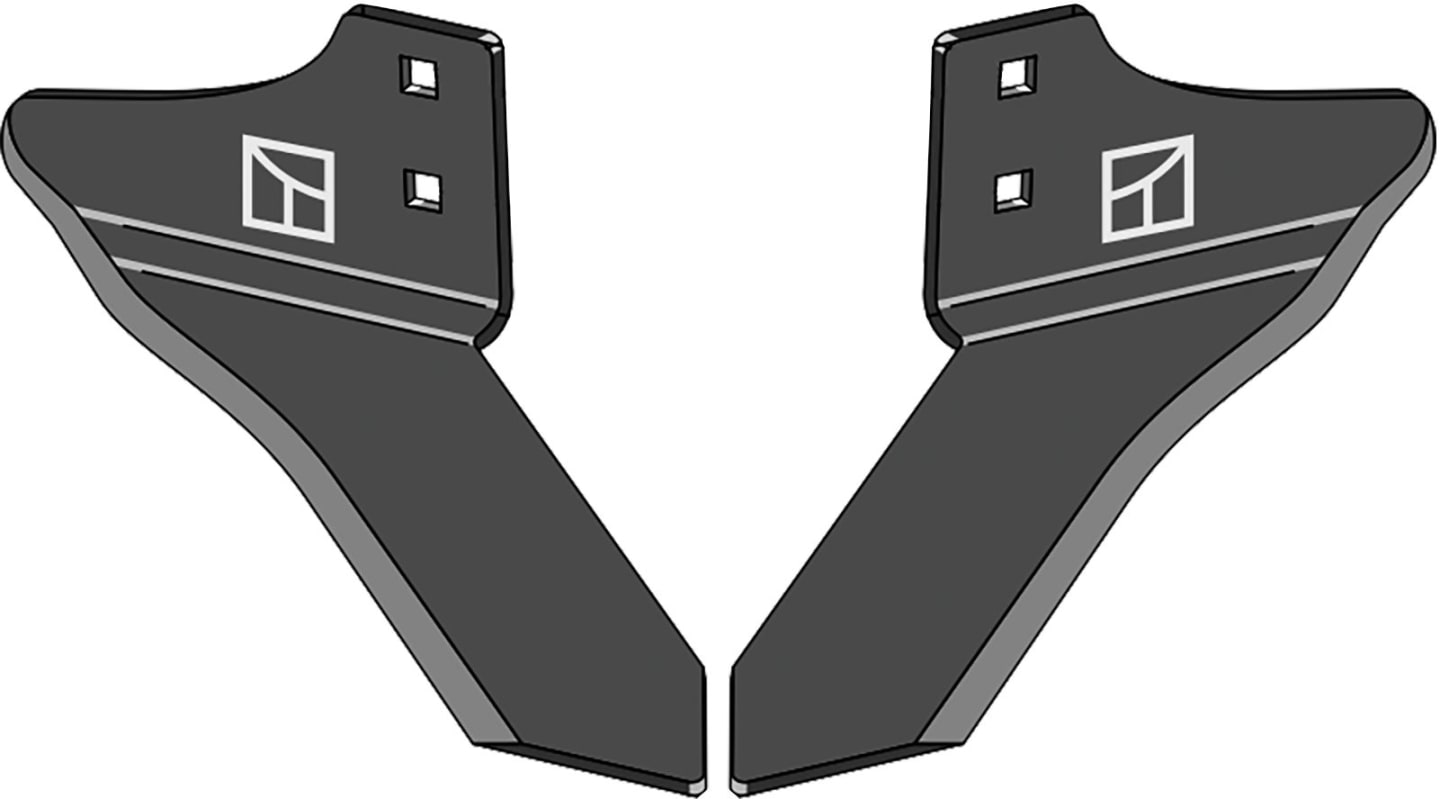 Industriehof® Winkelmesser links/rechts 160 mm, für Hackgerät Einböck Chopstar, Rollstar, Stiel 35 x 11 mm