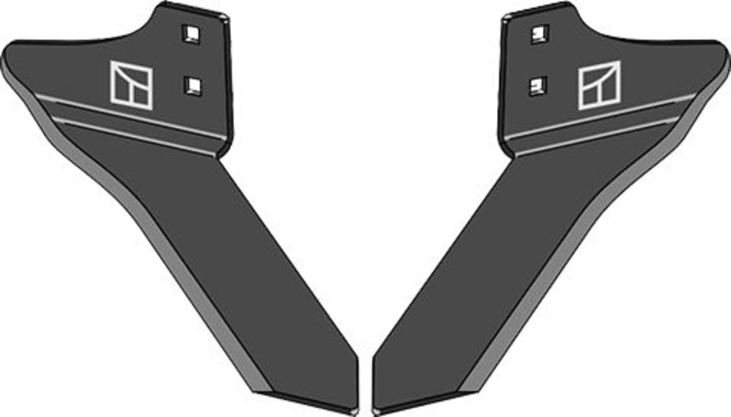 Industriehof® Winkelmesser links/rechts 200 mm, für Hackgerät Einböck Chopstar, Rollstar, Stiel 35 x 11 mm