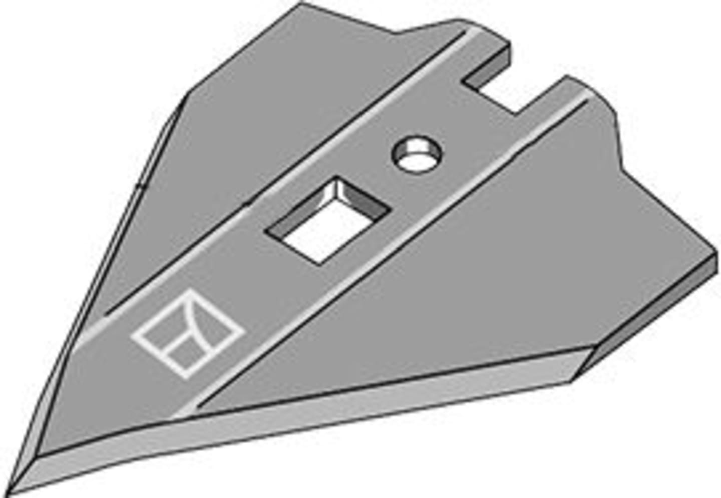 Industriehof® Hackschar, Arbeitsbreite 100 mm, für Hacktechnik Schmotzer, 1.10.1242