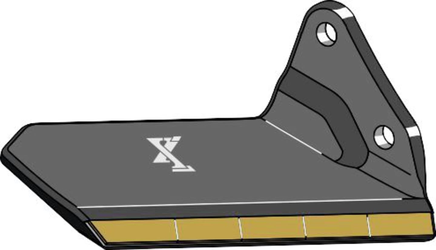 Industriehof® Scharflügel "eXtreme® CARBIDE LINE" links/rechts 400 mm, hartmetallbeschichtet, für Grubber Kongskilde