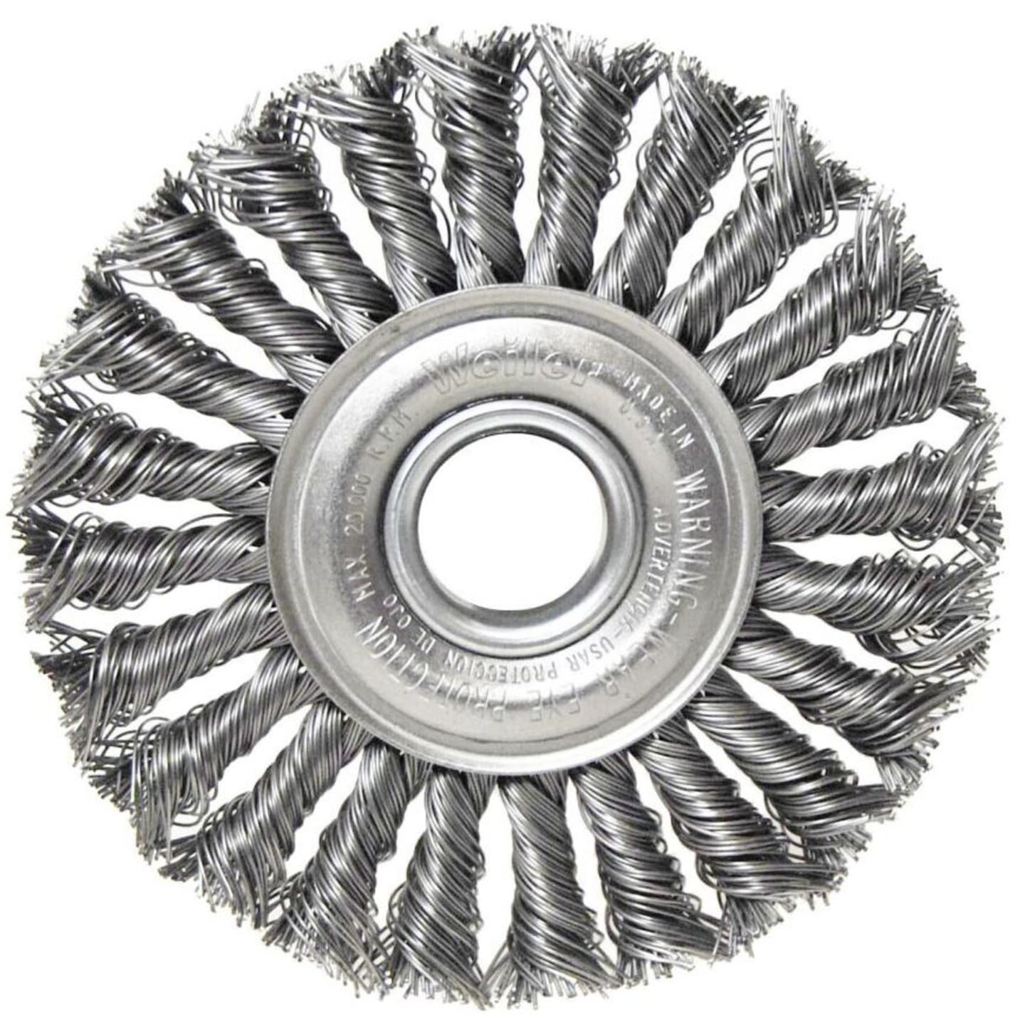 Weiler Stahl Drahtrundbürste 0,5 mm Draht gezopft