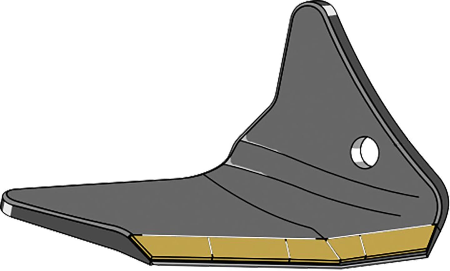 Industriehof® Scharflügel "eXtreme® CARBIDE LINE" links/rechts 300 mm, hartmetallbeschichtet, für Gubber Pöttinger