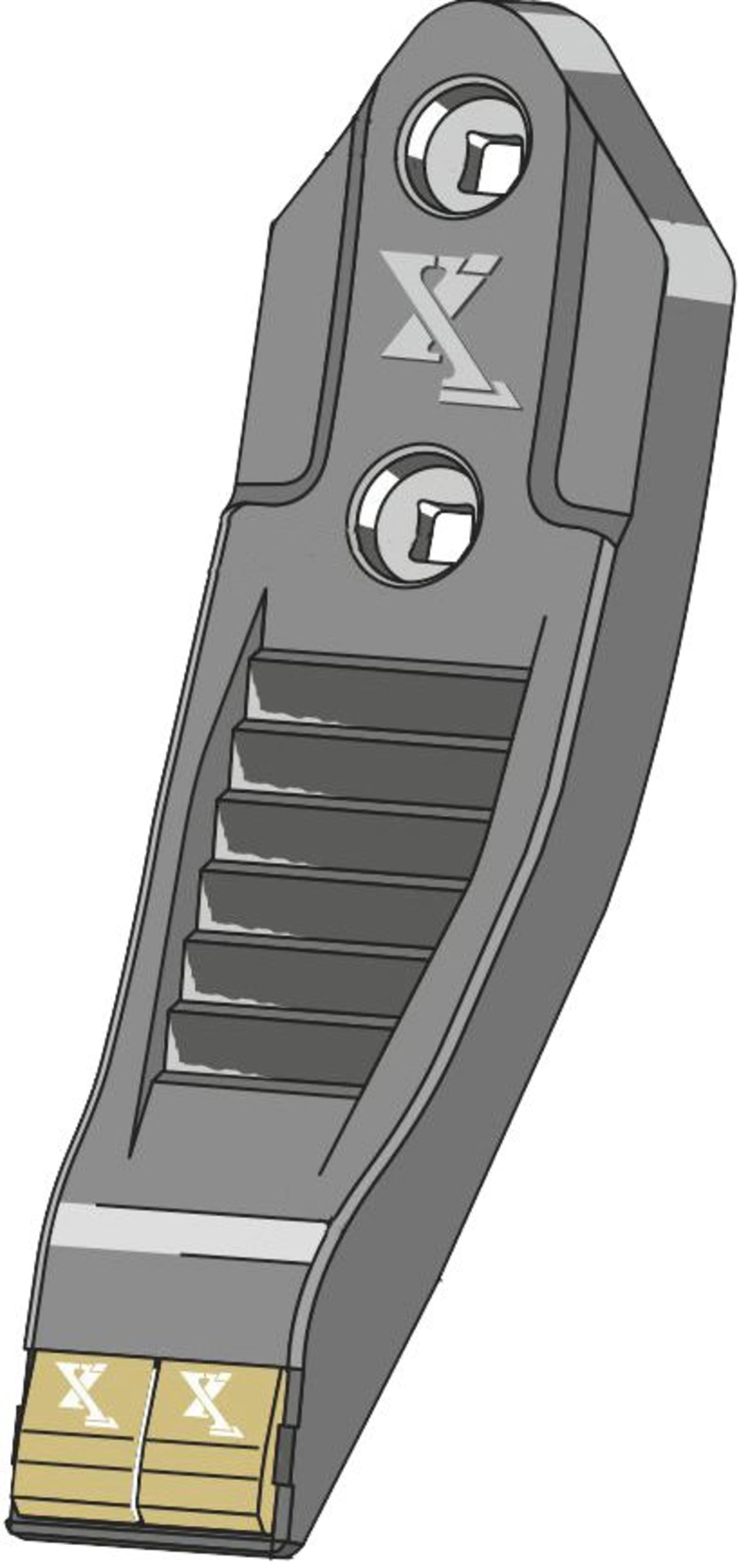 Industriehof® Scharspitze "eXtreme® Carbide Line" 285 x 80 x 35 mm, hartmetallbeschichtet, für Grubber Amazone C-Mix, 101.EXT-1108
