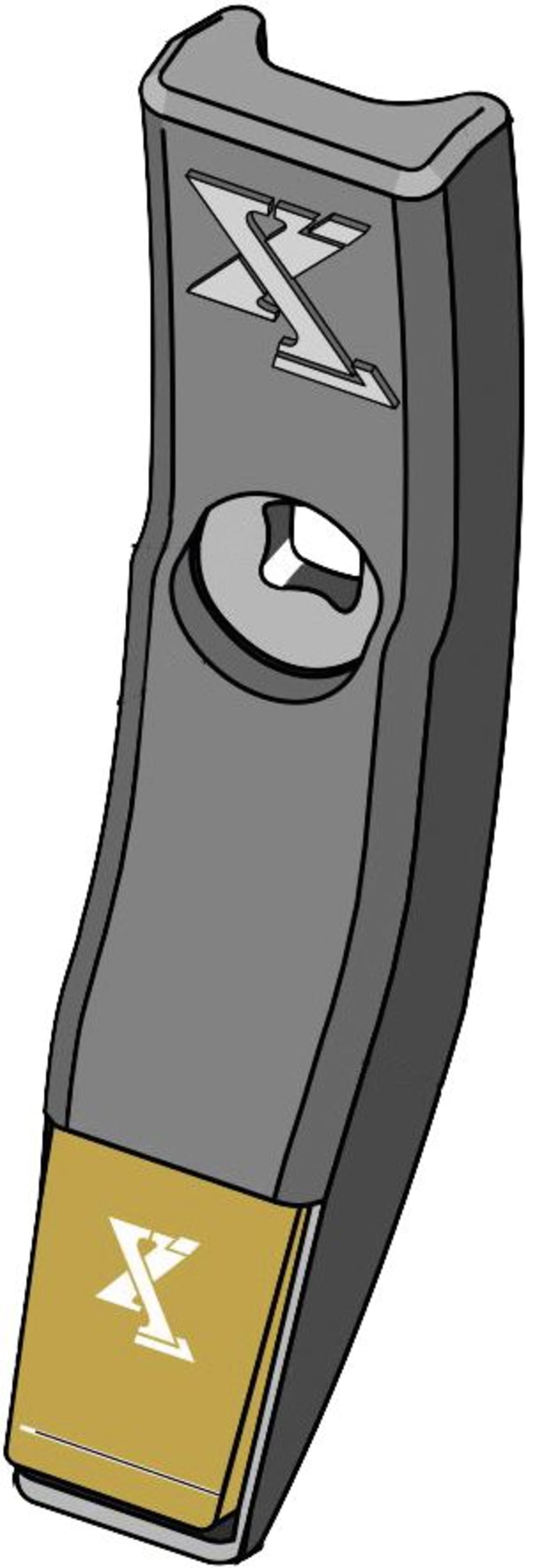 Industriehof® Scharspitze "eXtreme® Carbide Line" 170 x 27 x 27,5 mm, hartmetallbeschichtet, für Grubber Väderstad, 101.EXT-1091