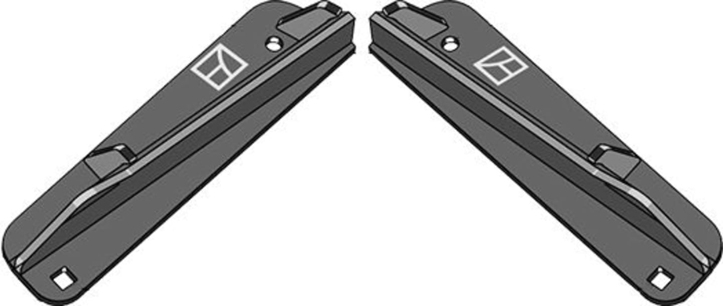 Industriehof® Streuflügel links/rechts, 374 mm x 8 mm für Streuwerk Stalldungstreuer Strautmann
