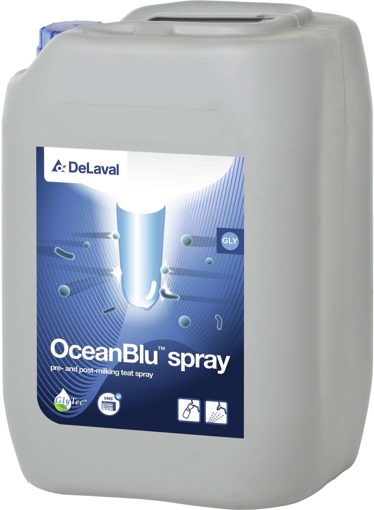 DeLaval Dippmittel "OceanBlu™ Spray" zum Sprühen