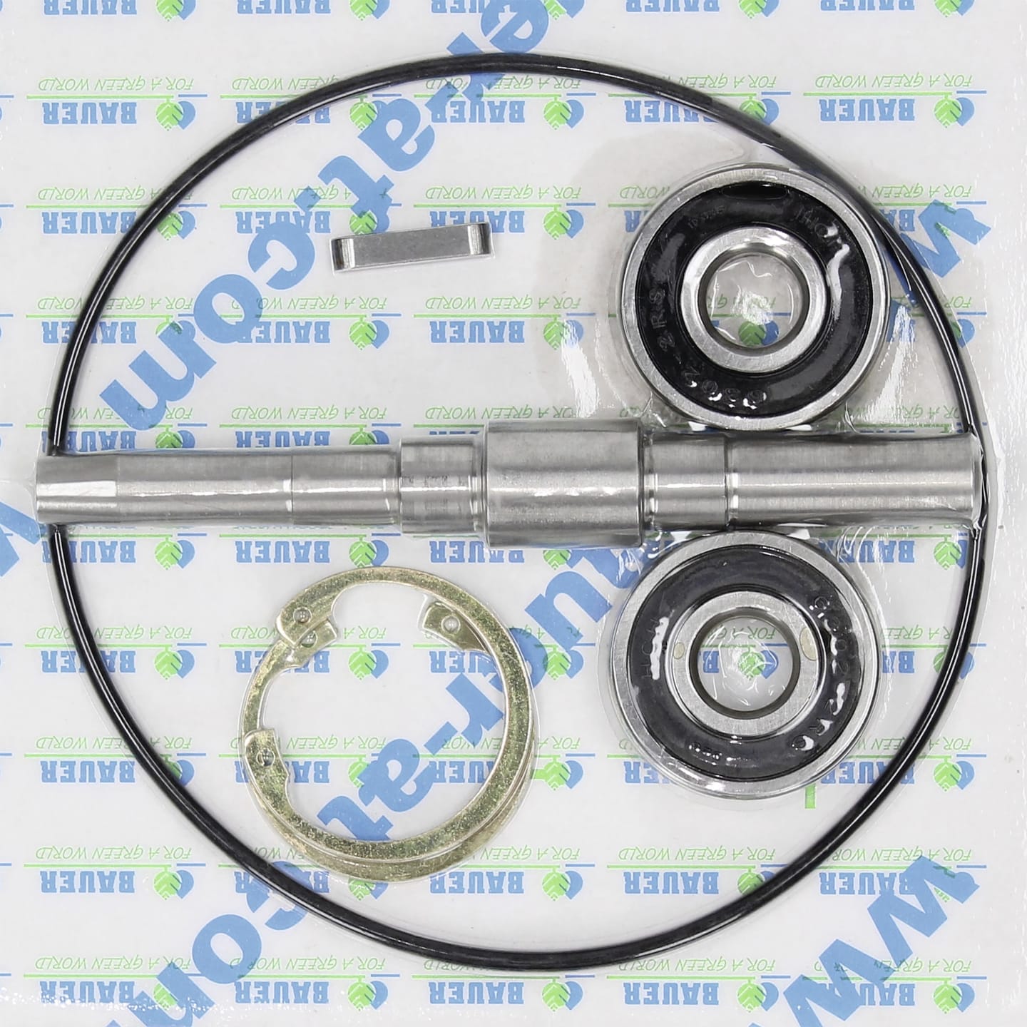 BAUER Reparatursatz Welle Turbine Ti 7 Regenmaschine Rainboy, Rainstar A3, 8344674
