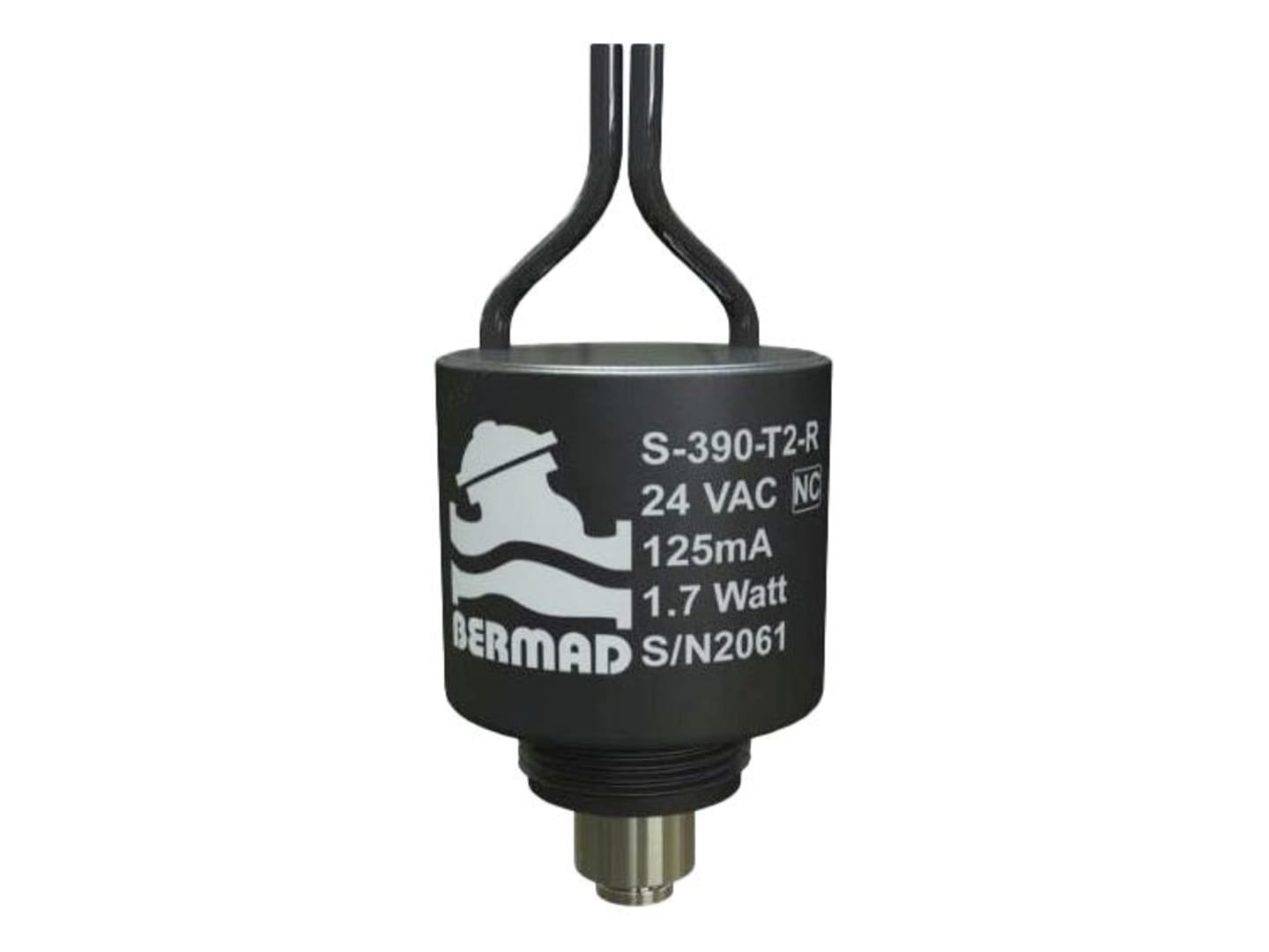 BERMAD Magnetspule "S 390T-2W" 24 V AC, für Ventil mit grünem Stellknopf, 71000-021056