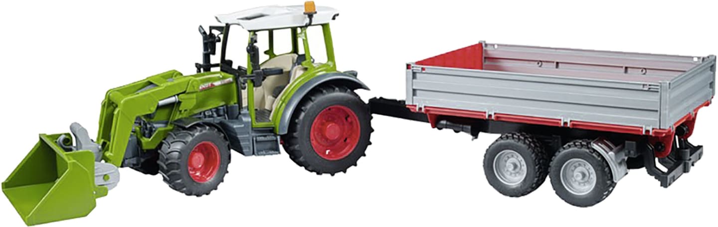 Fendt Modell "211 Vario" von Bruder®, mit Frontlader und Anhänger, 1:16, X991023004000