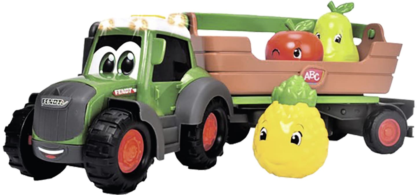 Fendt Modell "Fendti Fruit Trailer" von Dickie®, mit Anhänger und Rasselfrüchten, X991022003000