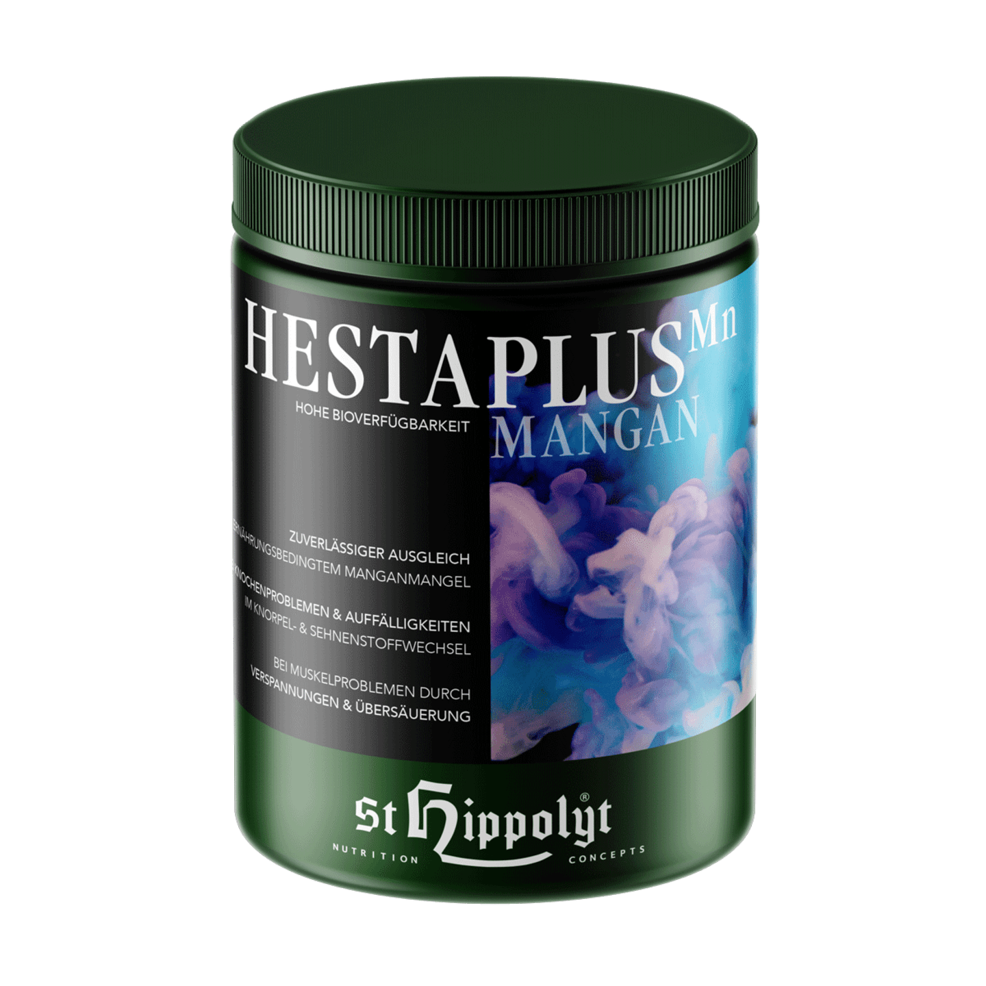 St. Hippolyt Hesta plus Mangan für Pferde 1 kg Dose