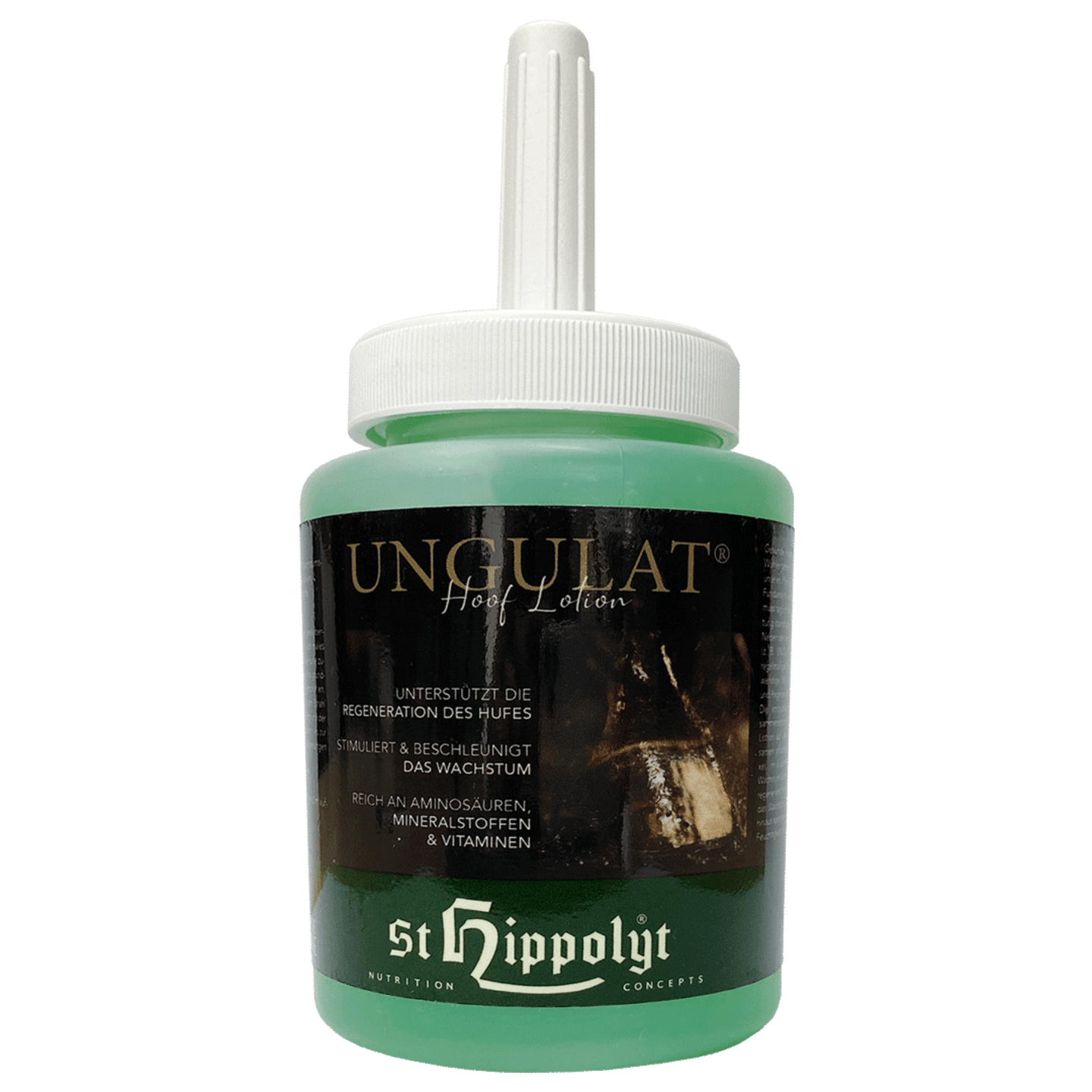 St. Hippolyt Ungulat Hoof Lotion Regenerierendes und feuchtigkeitsspendendes Hufgel 450 ml Flasche