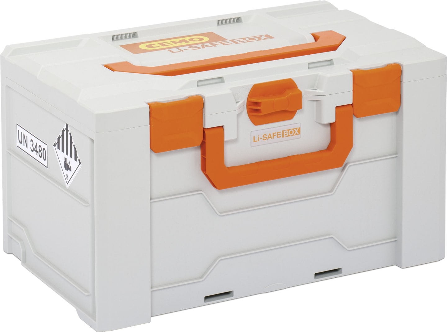 Cemo Brandschutzbox "Li-SAFE 2-L" 500 x 300 x 280 mm, für Lithium-Ionen-Akkus, 11872