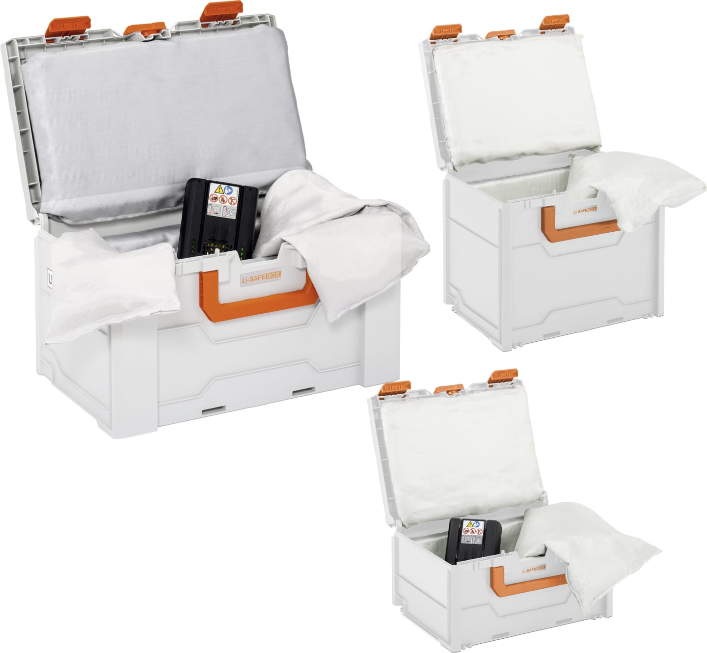 Cemo Brandschutzbox "Li-SAFE" für Lithium-Ionen-Akkus