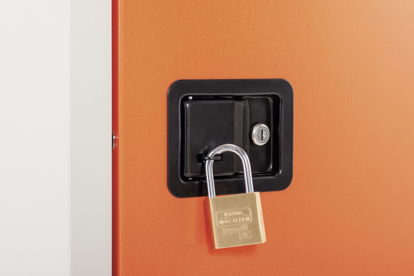 Cemo Vorhängeschloss mit Profilhalbzylinder NP 30 x 12 mm , für Akku-Lagerschrank FMplus US, S, L, 11659